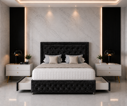 Willow Divan Bed with Headboard & Footboard