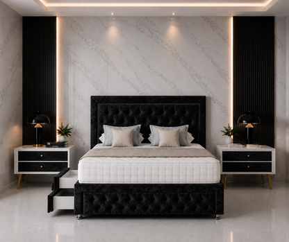 Willow Divan Bed with Headboard & Footboard