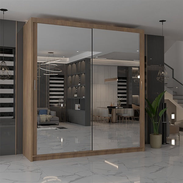 CHICAGO WHITE WARDROBE 90/100/120/150/180/203cm