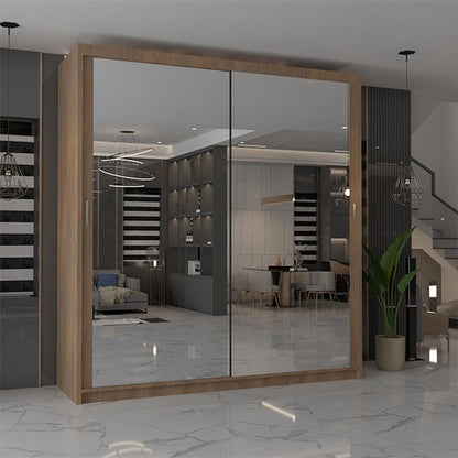 CHICAGO WHITE WARDROBE 90/100/120/150/180/203cm