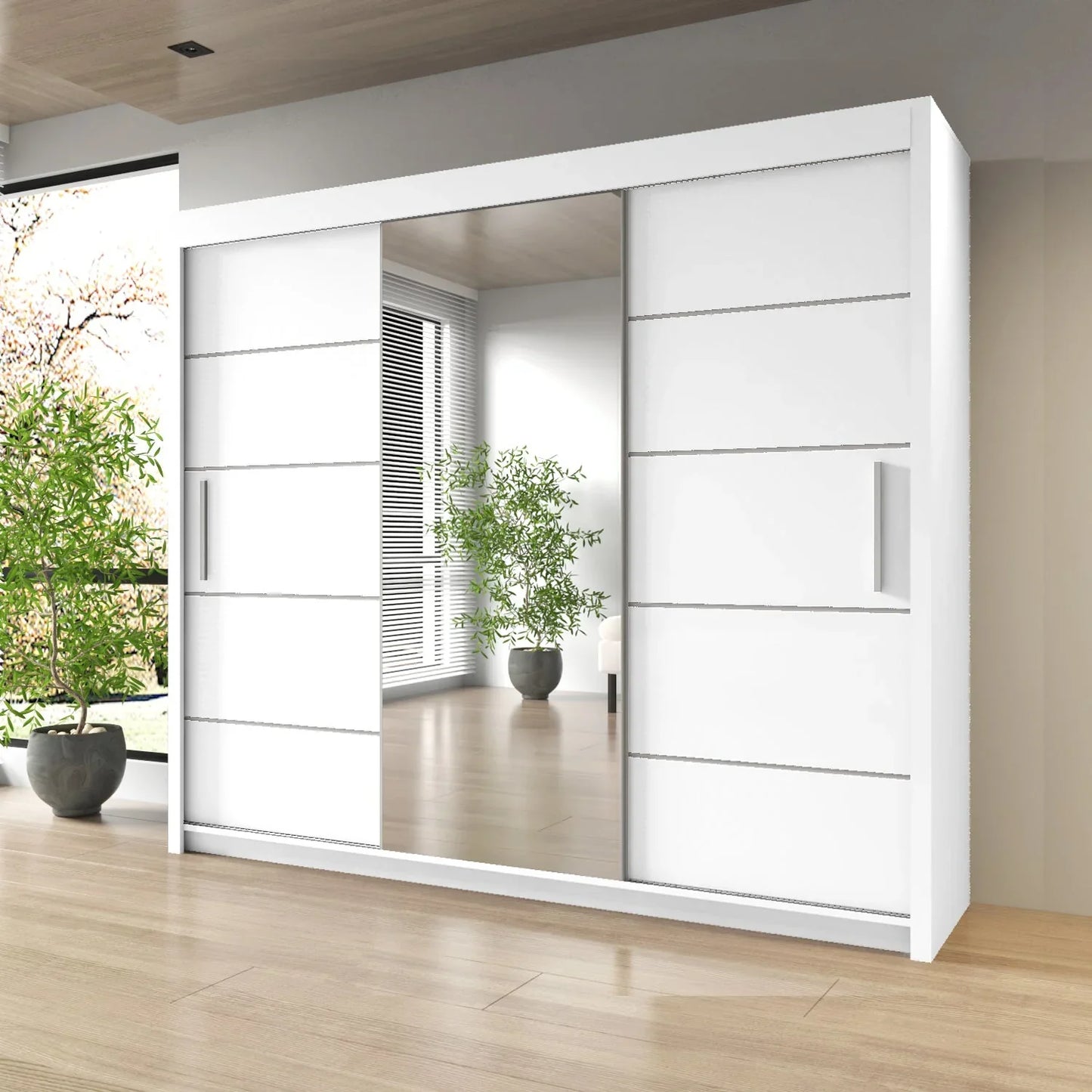 Lisboan Mirror Sliding Wardrobe