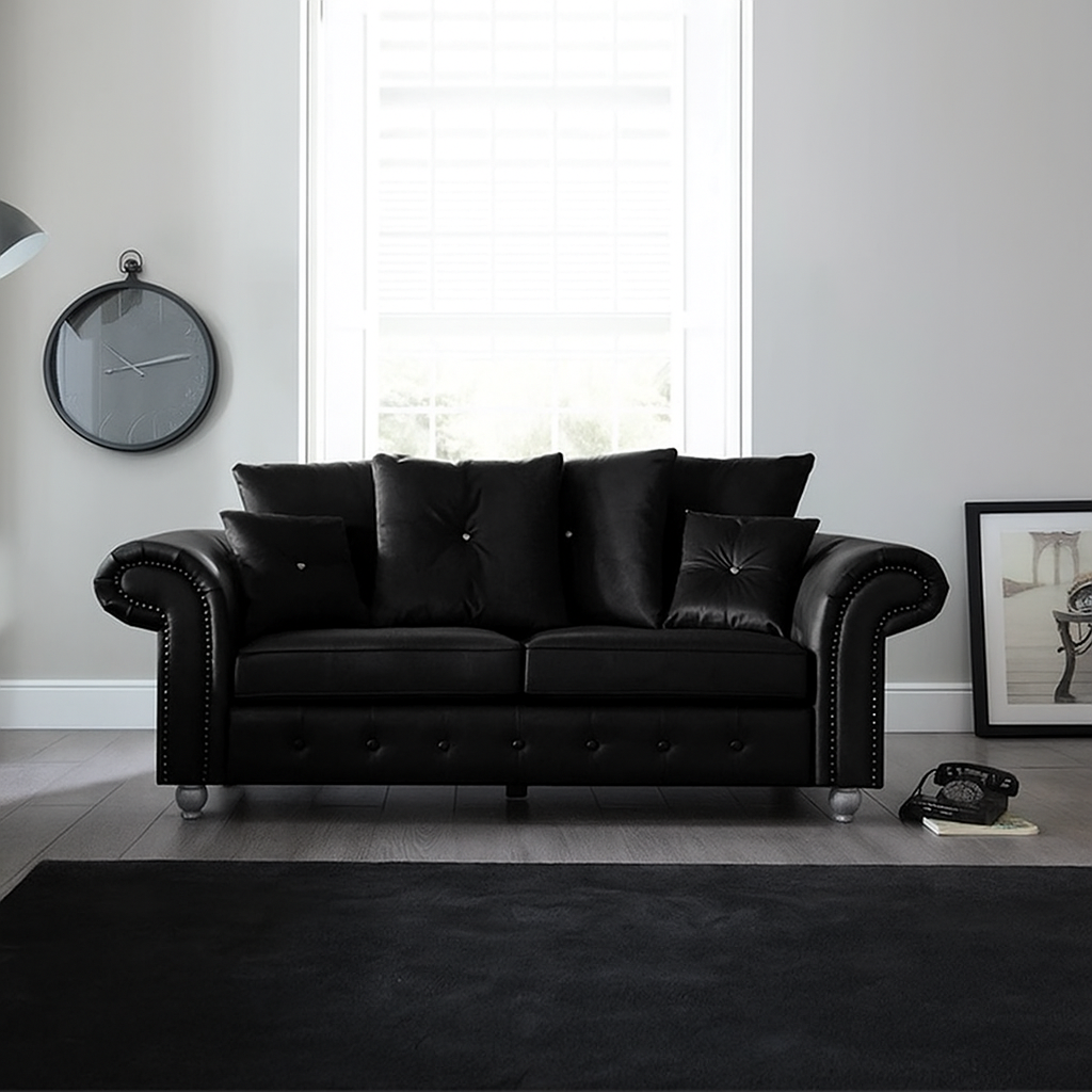 Leather Ashwin 3-Seater Corner  Sofa