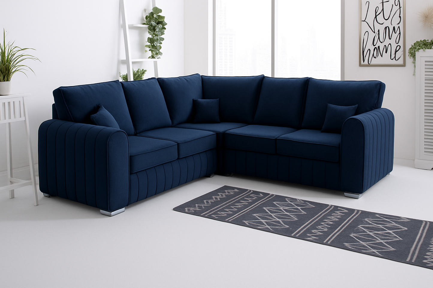 Lily High Back Corner Sofa  Modern, Comfortable & Stylish