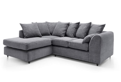 Byron Jumbo Single Arm 4 Seater With Footstool Left Right Hand Luxury Sofa