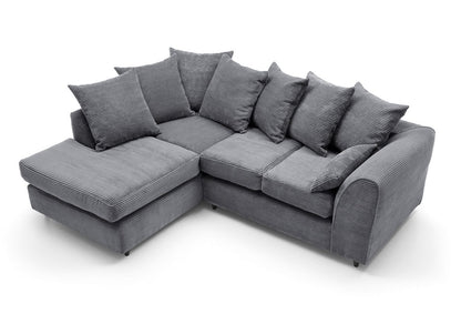 Byron Jumbo Single Arm 4 Seater With Footstool Left Right Hand Luxury Sofa