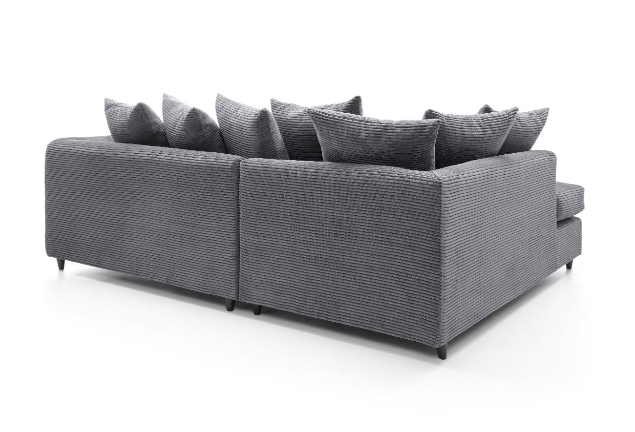 Byron Jumbo Single Arm 4 Seater With Footstool Left Right Hand Luxury Sofa
