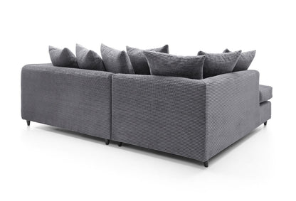 Byron Jumbo Single Arm 4 Seater With Footstool Left Right Hand Luxury Sofa