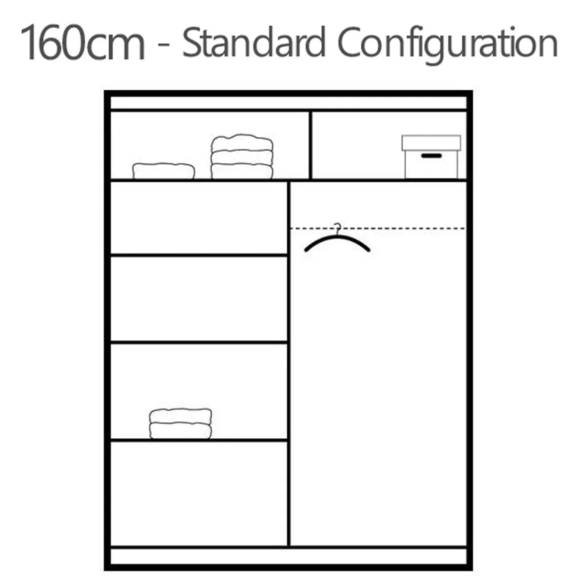 Delta wardrobe sliding one