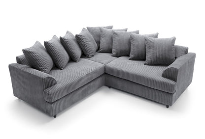 Liverpool Jumbo 5 Seater Wide Armrests With Footstool High quality Fabric Sofa