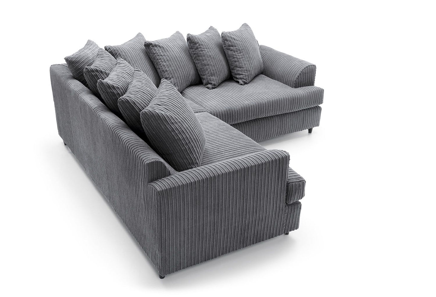 Liverpool Jumbo 5 Seater Wide Armrests With Footstool High quality Fabric Sofa