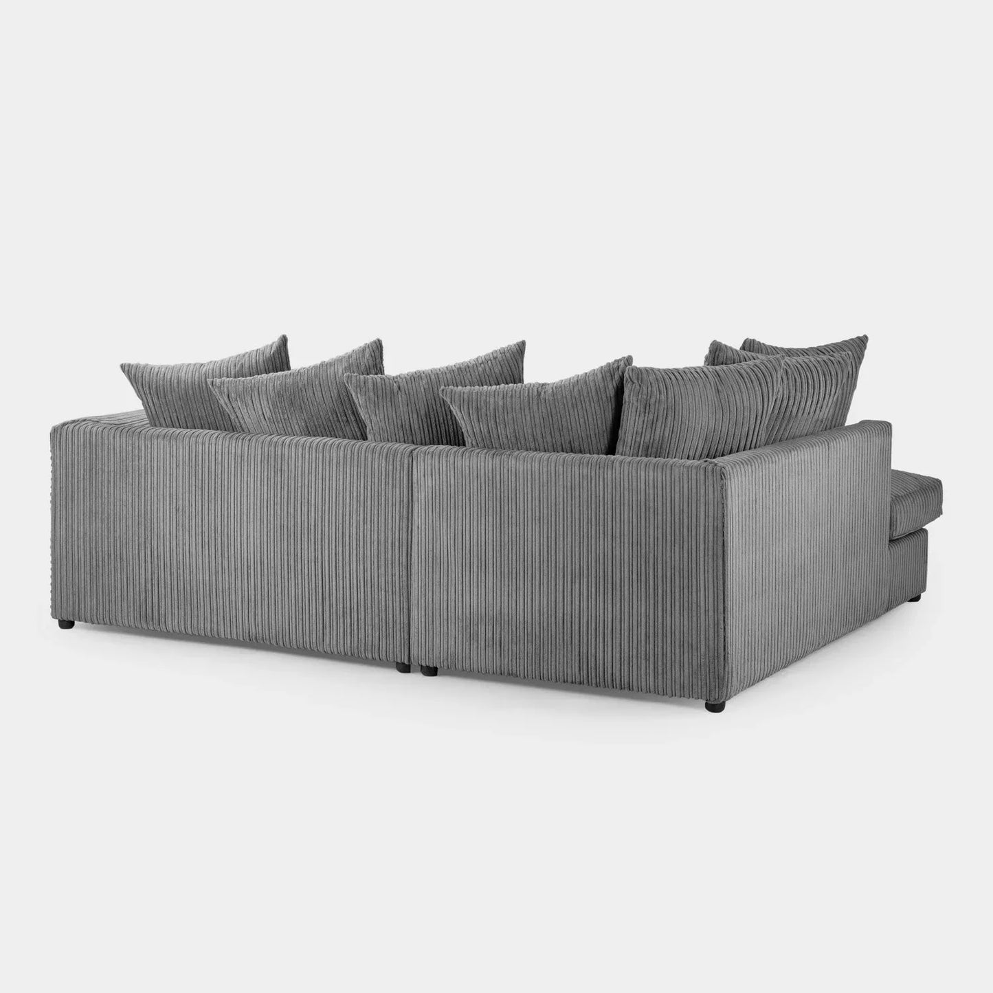 Byron Jumbo Single Arm 4 Seater With Footstool Left Right Hand Luxury Sofa