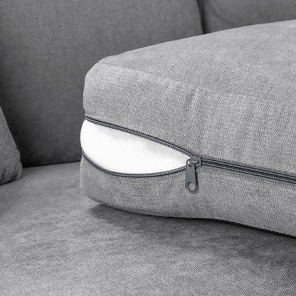 Modern Verona Chesterfield 5 Seater Luxurious Fabric Sofa