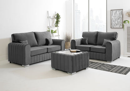 Lily 3+2 Seater Sofa Set  Modern Plush Living Room Suite