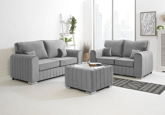 Lily 3+2 Seater Sofa Set  Modern Plush Living Room Suite