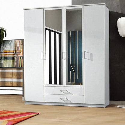 LONDON 4 DOOR OAK WARDROBE