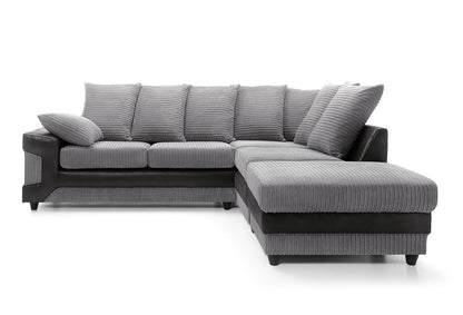 DINO Jumbo Cord 5 Seater Single Arm Left Right Hand Corner Sofa