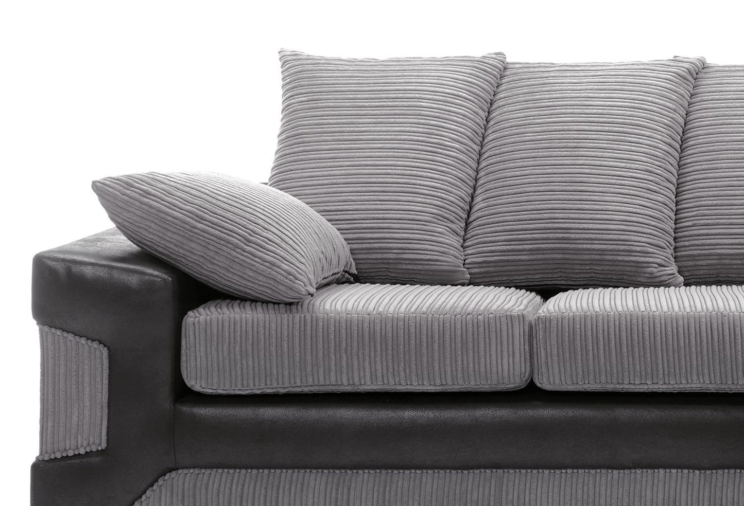 DINO Jumbo Cord 5 Seater Single Arm Left Right Hand Corner Sofa