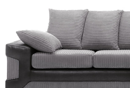 DINO Jumbo Cord 5 Seater Single Arm Left Right Hand Corner Sofa