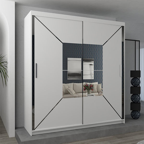 NICOLE WARDROBE 120cm/150cm/180cm/203cm