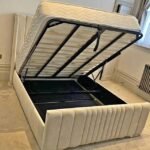 Upholstered Ottoman Gas Lift Storage Bed Frame