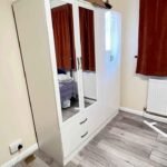 4 Door High Gloss Mirror Wardrobe with Drawers