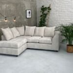 Compact Fabric Corner Sofa with Chaise – Corner or 2+3 Seater