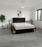 Super King Divan Bed with Mattress – Optional Drawers & Headboard